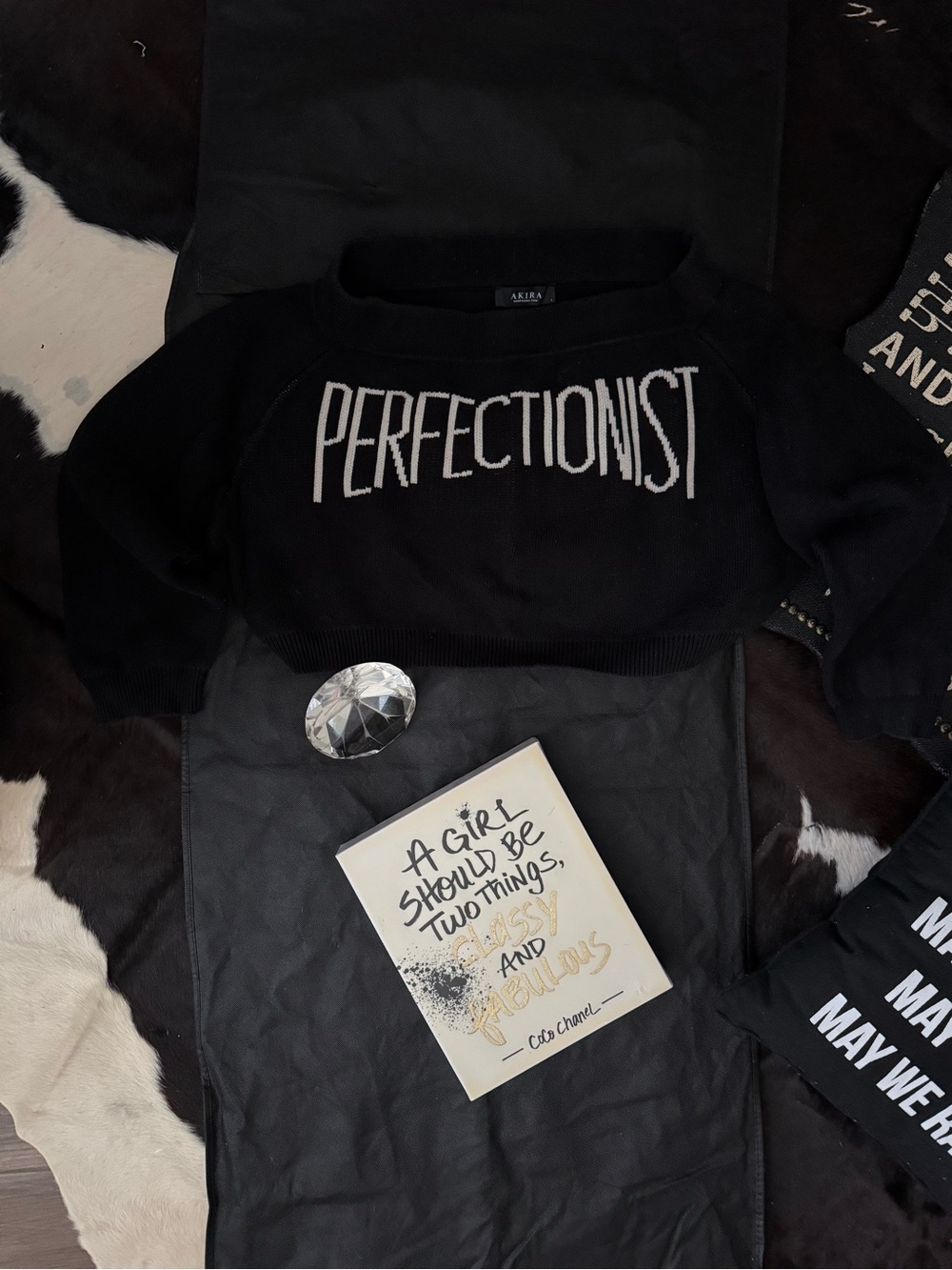 AKIRA Black 'PERFECTIONIST' Knit Sweater